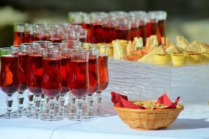 verres reception coq en pate